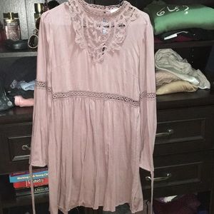 Mauve pink forever 21 dress
